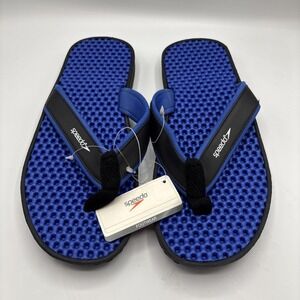 Speedo Flip Flops Blue Black Speedo Sport Sandals Size 12 NWT *READ*